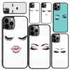 Модный Чехол для Телефона с Ресницами для iPhone 17 Air 16 Coque 15 14 12 13 PLUS 11 PRO MAX Задняя Крышка Fundas Shell