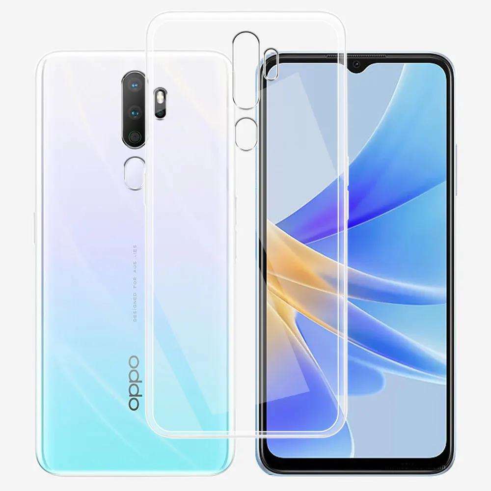 For OPPO A5 2020 Case Clear Silicone Soft TPU Phone Case Cover For Oppo AX5S A X5s Funda For OPPO A5S AX5S Transparent Coque
