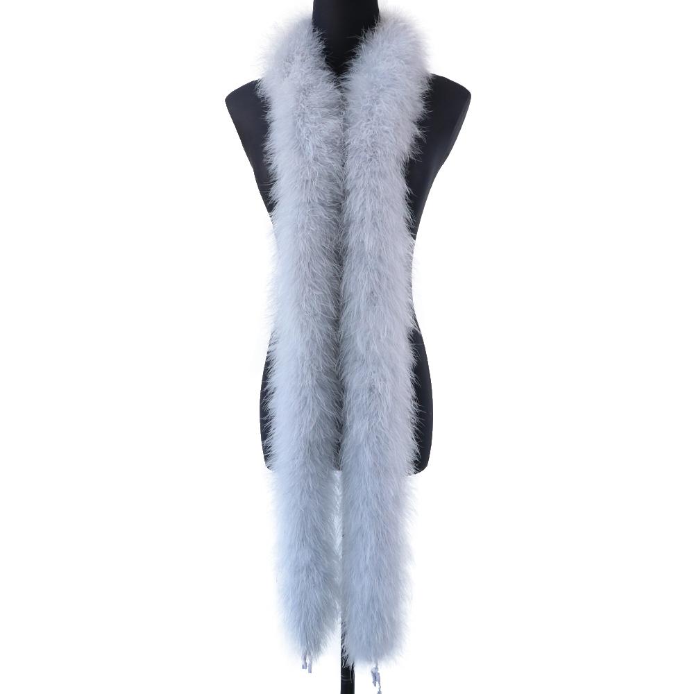 50 грамм Мягкое Белое Марабу Перо Боа 2 метра Натуральный Плюмаж Индейки Шарф Для Вечеринки Костюма Одежды Украшение Боа Отделка