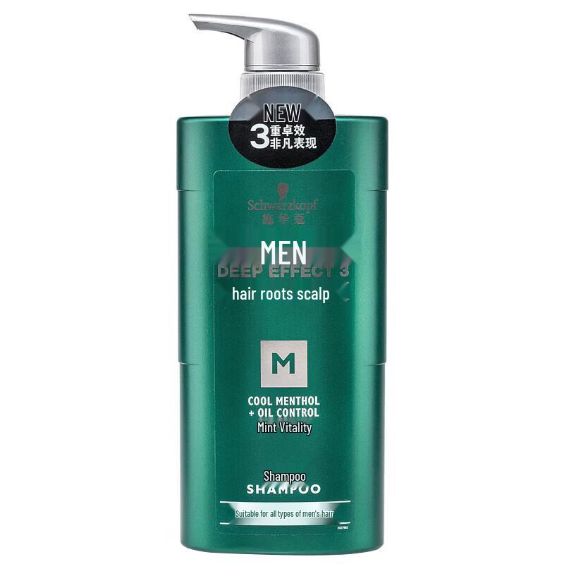 Schwarzkopf Мужской мятный шампунь «Жизненная сила»