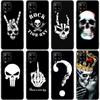 Rock And Roll Cool Skull Case For Samsung Galaxy A12 A02S A22 A32 A52 A72 A71 A51 A41 A31 A21 A11 A50 A70 A10S A20S Black Cover