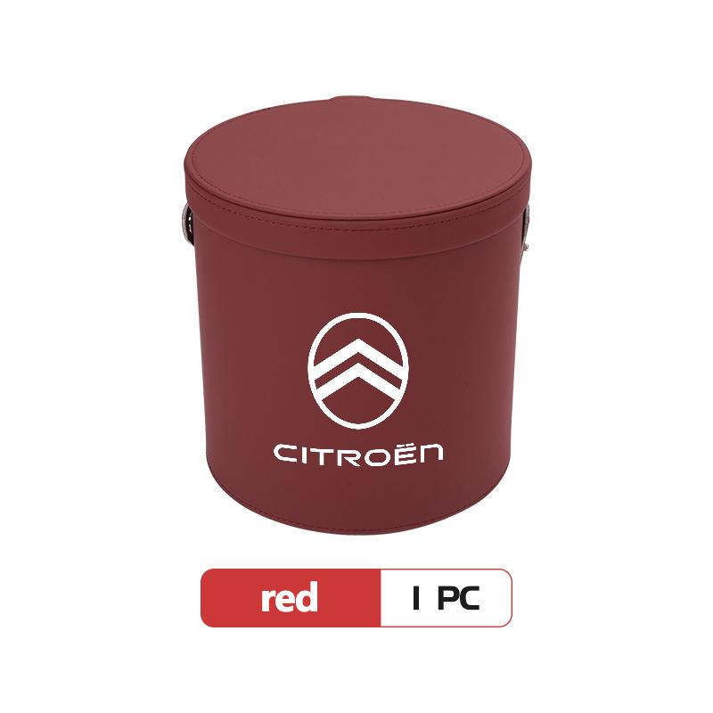 Car Trash Bin Garbage Holder Drink Snack Umbrella Storage Bucket For Citroen C4 C3 C5 C1 C2 C6 C4L DS3 DS4 Berlingo Picasso