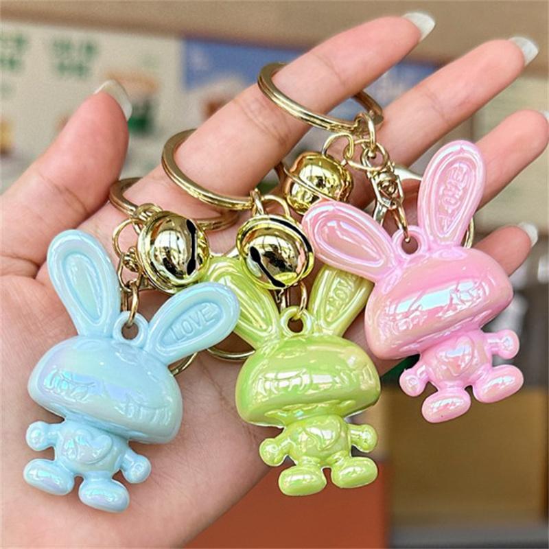 Мультяшный акриловый кролик брелок кулон рюкзак подвески автомобильный брелок аксессуары