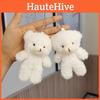 Adorable Blush Bear Plush Keychain Mini Stuffed Animal Gift Bag Charm Toy