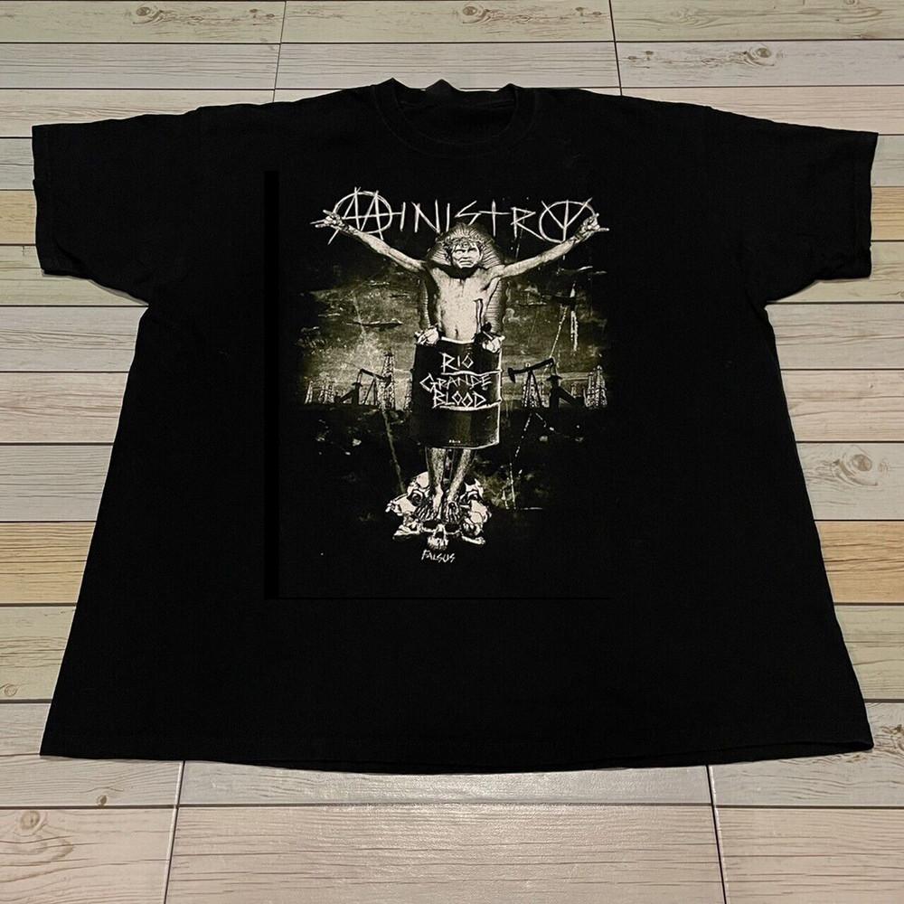 Футболка унисекс Ministry Rock Band Tour Rio Grande Blood Все размеры от S до 3XL