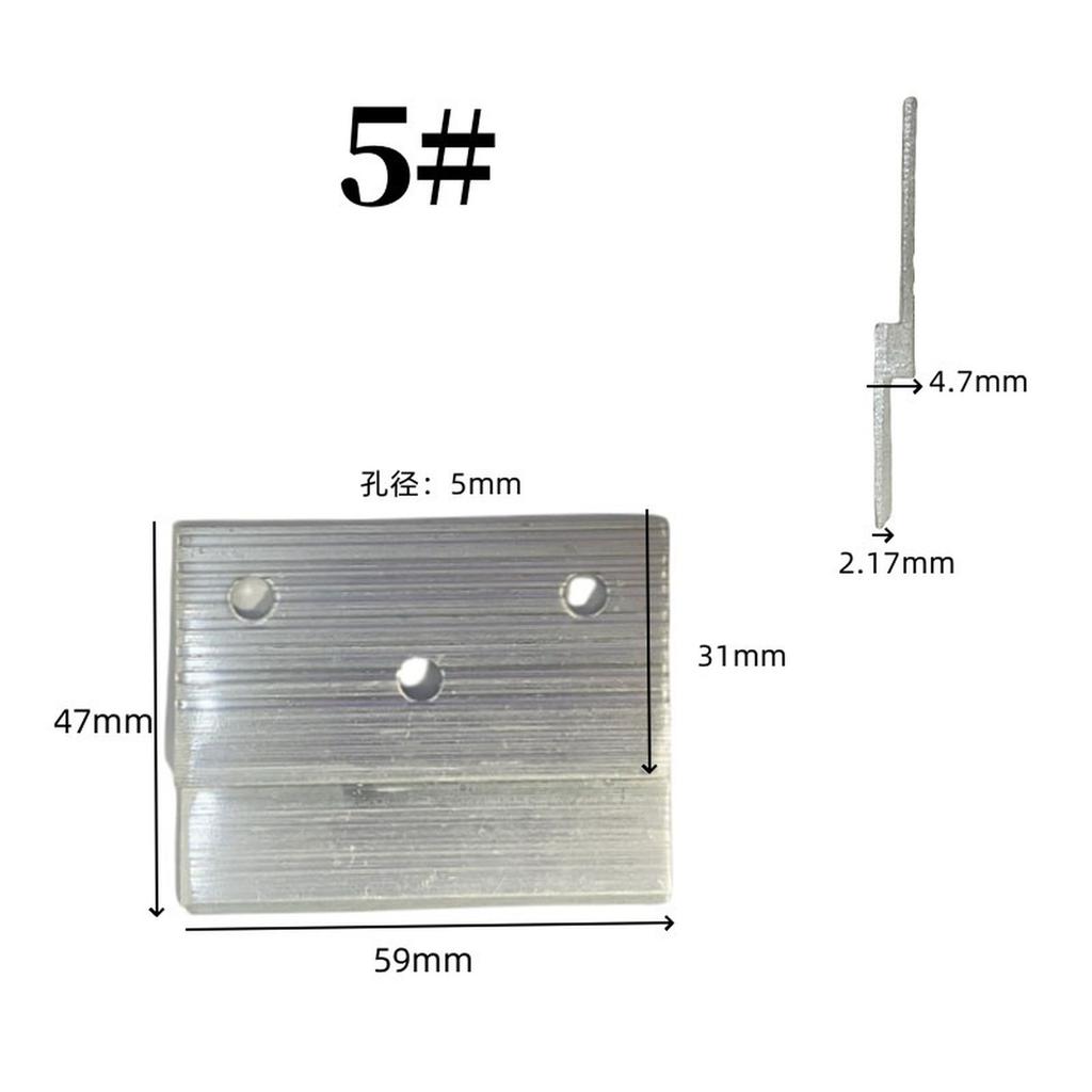 Подвес на французской планке Алюминиевые зажимы Настенный монтажный кронштейн Комплект фурнитуры для зеркал Полка Доски для рисования Рамы 6 шт.