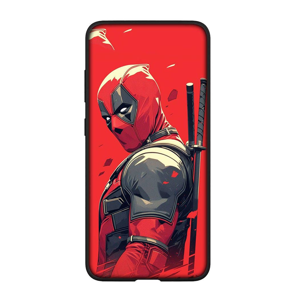 Чехол для телефона для Samsung Galaxy S25 S24 S23 iPhone 16 15 Xiaomi Redmi Note 14 13 12 16E X 11 Pro Max OPPO Moto Huawei A4 Marvel Росомаха Дэдпул Обложка