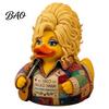 Music Legend Commemorative Item Parton Memorial Duck, Dolly Duck Figurine, Country Statue, Guitar-Themed Collectible Figurine Decorative Sculpture for
