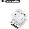 Fake Ice, Clear Fake Ice Cubes Acrylic, Acrylic Decorative Ice Cubes for Photography Accessories Props Decoration Vase Fillers