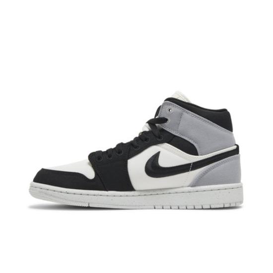 Air Jordan Wmns Air Jordan 1 Mid SE 'Light Steel Grey Canvas' DV0427-100