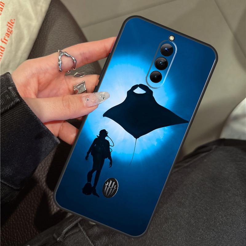 Чехол Животное Скат для ZTE Nubia RedMagic 11 10 Pro Plus 9 8 9S 8S 10S Pro 5G 5S 6S 7S 6 7 Pro 11 Air