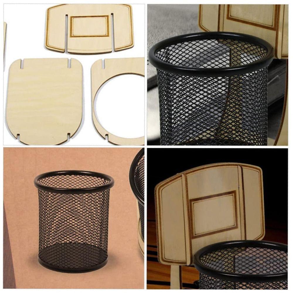 Creative Mesh Pen Holder Household Cosmetic Brushes Shelf Table Storage Supplies
