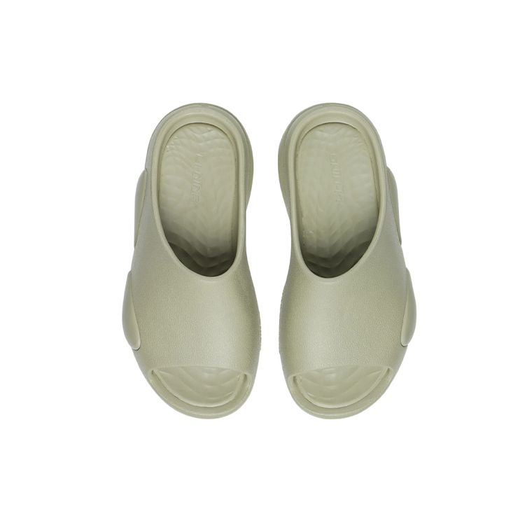 Сандалии Li Ning CF Flow Flow Shock Absorbation Rebound Trend EVA Silent Slide унисекс-сандалии тисово-зеленые AGAS028-4