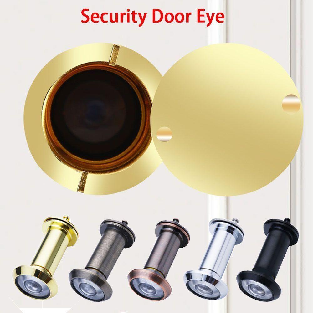 Anti-theft Anti-pry Hotel Wide Angle Security Door Cat Eye Peek Peep Hole Door Viewer HD Glass Lens