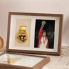 Wooden Medal Frame & Display: Marathon Tag Holder and Decorative Picture Frame
