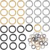 30 Piece Set of O Ring Spring Clips 24mm Zinc Alloy Hooks Colorful Spring Clips DIY Accessories Suitable for Keychains Handbags Wallets and La