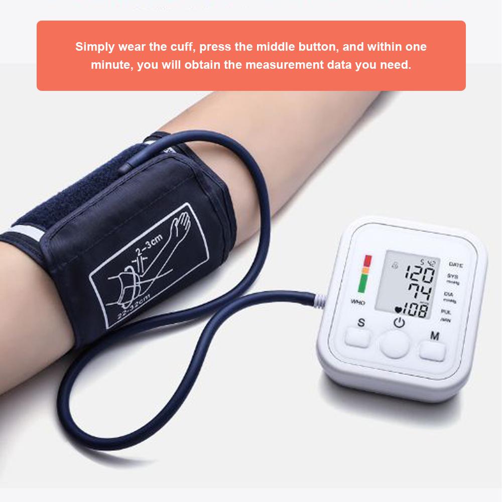 Цифровой монитор артериального давления, автоматическая машина для мониторинга сердечного ритма артериального давления с 8,7-12,6