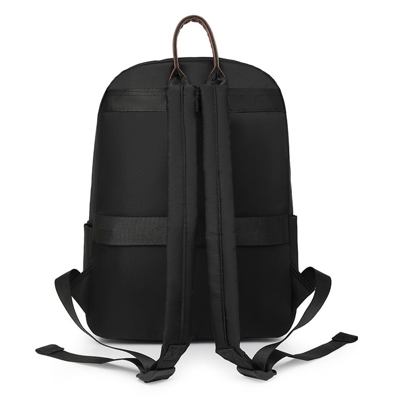 Nylon Color Block Backpack Women's Lightweight Travel Backpack Student Commuter Computer Schoolbag