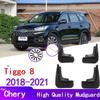 Car Mud Flaps For CHERY TIGGO 8 2018- Mudguards Splash Guards Fender Mudflaps Accessories