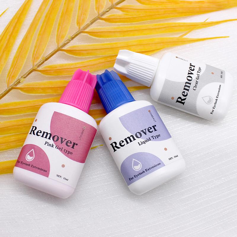 Прозрачный розовый гель для снятия ресниц, клей для наращивания ресниц, 15 г, клей для наращивания ресниц, корейское средство для удаления накладных ресниц, инструменты для макияжа