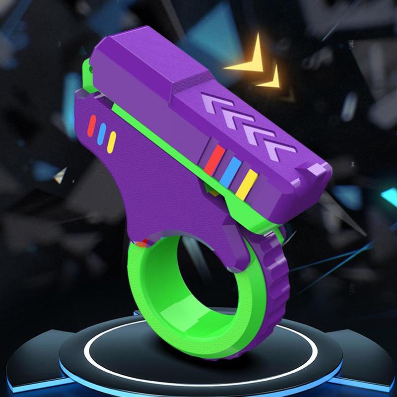 3D Printed Decompression Slider Toy, 1 Count EDC Finger Spinner Toy, Stress Relief Toy for Adults & Teens, Durable Novelty Toys for Gift, Mother's