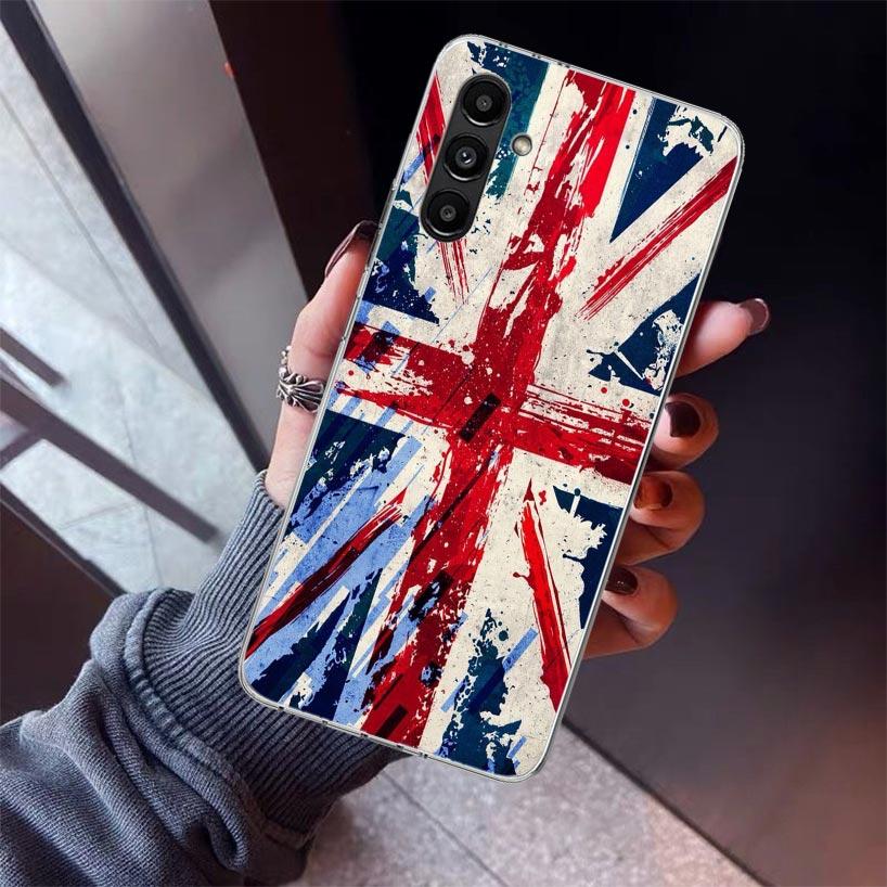 Union Jack England UK Flag Phone Case For Samsung Galaxy A17 A16 A15 A14 A13 A57 A56 A55 A54 A53 A37 A36 A35 A34 A33 A26 A25 A24