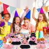 9 шт. розовых сотовых украшений на Хэллоуин в 1 наборе, идеально подходят для праздников и вечеринок на Хэллоуин