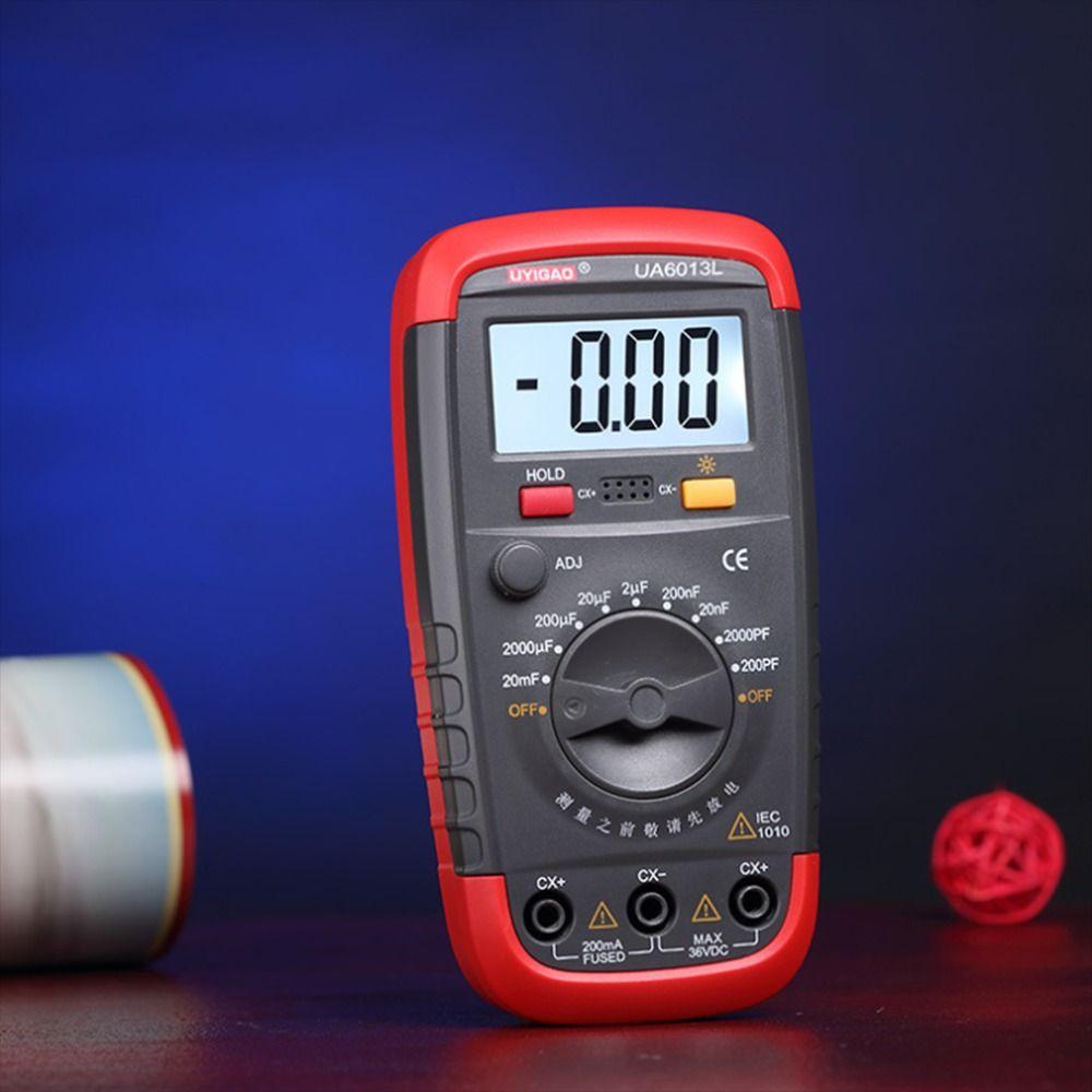 with LCD Backlight Digital Capacitance Meter Professional Capacitor Tester Selection Of Capacitors