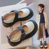 2023 Autumn Stylish Leather Shoes for Girls - Soft Sole Princess Flats