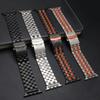 Металлический браслет из нержавеющей стали для Apple Watch Band Ultra 2 49 мм 10 46 мм Роскошный деловой ремешок для Series 9 8 7 6 5 4 45 мм 44 мм