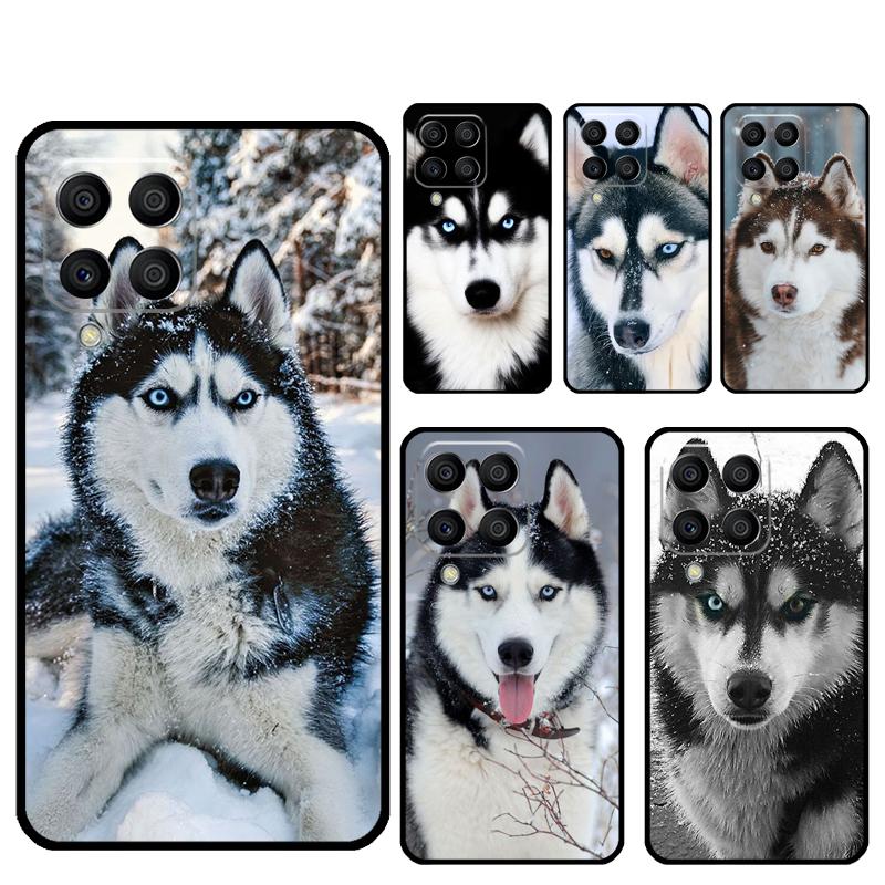 Animal Wolf Dog Husky For Samsung Galaxy M23 M12 M13 M14 M15 M35 M55 M34 M54 M33 M53 M31 M11 M32 M52 M06 M16 Case