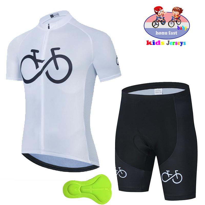 Childrens Cycling Clothes Summer Kids Shorts Jersey Biking Suit Child Clothes MTB Children's Cycling Wear Equipment