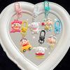 Crayon Shin-Chan Car Key Chain Cute Couple Schoolbag Ornaments Anime Cartoon Pendant Charm Keyring Figures Accessories Gift