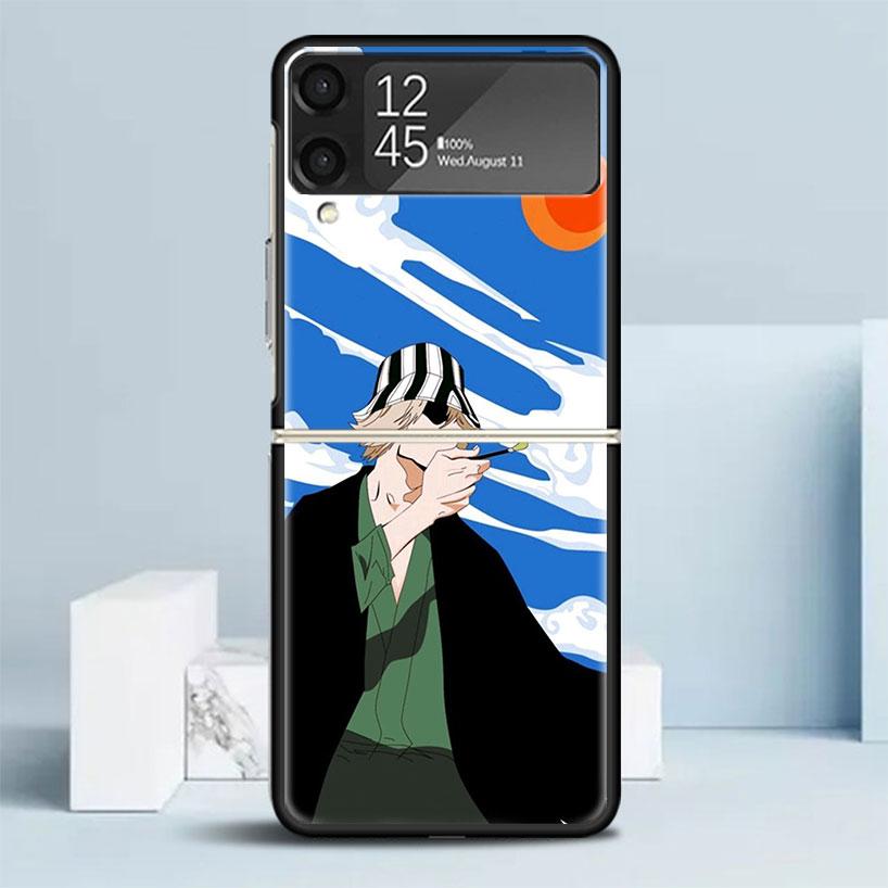 Чехол для телефона Bleach Kisuke Urahara для Samsung Galaxy Z Flip7 Flip6 5G Flip5 Flip4 Flip3 ZFlip 7 6 3 4 5 Ударопрочная задняя крышка Gal