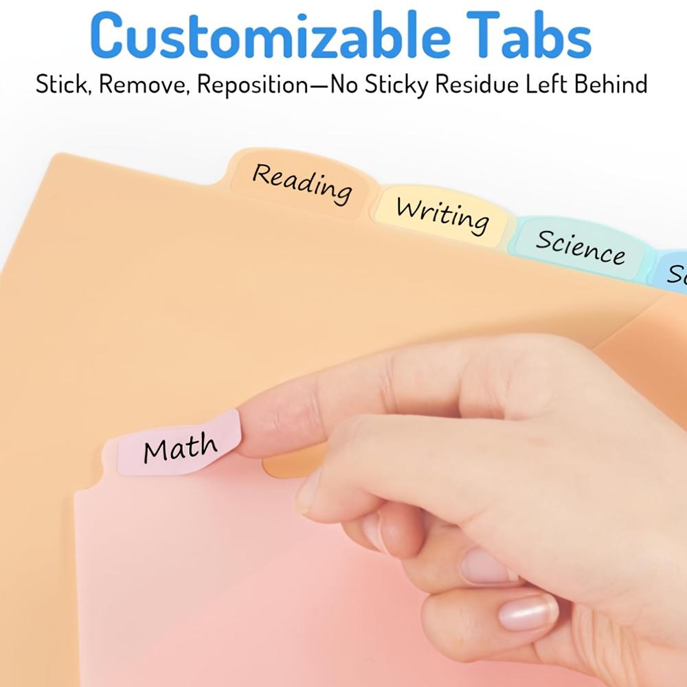 8 Разделителей с одним/двумя карманами 8 Вкладок Разделители для папки Цветные Разделители для папки с карманами для легкого для школы