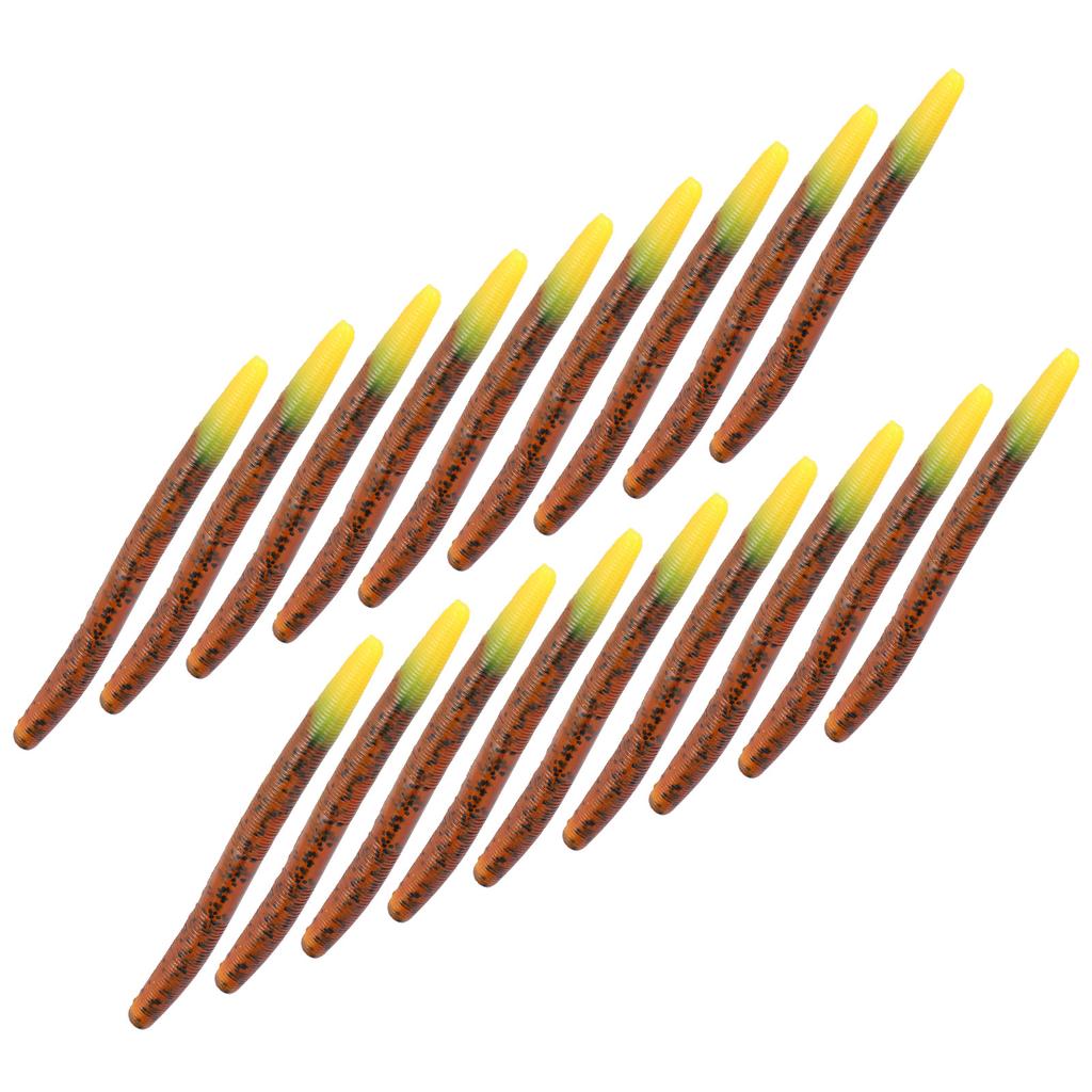 3 шт. Искусственная имитация Мягкий силикон Форма земляного червя Приманка Рыболовный аксессуар 4#