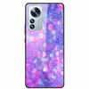 Luxury Cover for Xiaomi 12T Pro Flowers Tempered Glass Case for Xiaomi 12T TPU Bumper Xiaomi 12 T Hard Black Cover Colorful Capa