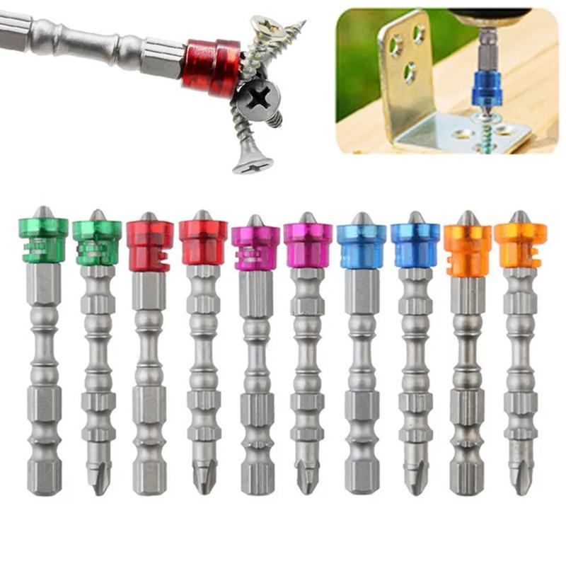65/100mm Magnetic Drills Screwdriver Bits S2 Steel Cross Head Screw Driver Phillips Screwdrivers Kit Double Magnetize Tools