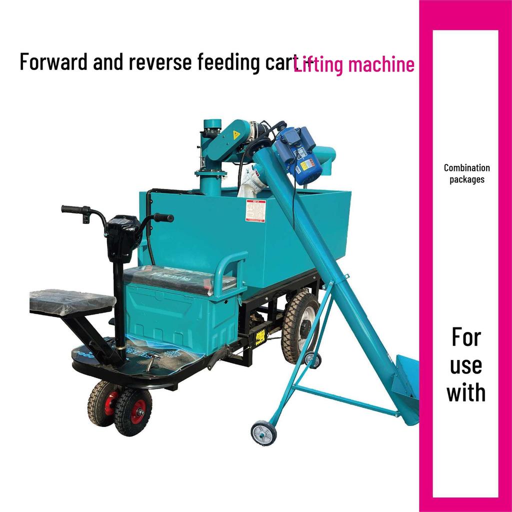 Automated Feeder Vehicle for Pig, Duck, and Goose Farms