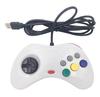 USB-геймпад в стиле Sega Saturn, 9 кнопок, с D-pad, для ПК-игр, Белый
