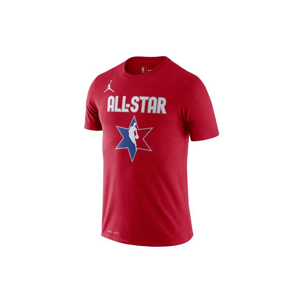 Nike NBA All-Star 2020 Kyrie Irving Dri-Fit Round Neck Dopamine Short Sleeve T-Shirt Men Tops Red BV9193-659