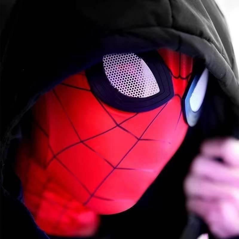 Новая 3D-маска Гвен Стейси для взрослых, Супергерой, Железный человек, Косплей, Майлз Моралес, Человек-паук, Аксессуары для костюма на Хэллоуин, Головной убор