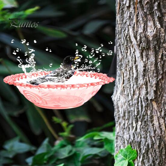 Кормушка для птиц на открытом воздухе. Прочная конструкция. Легко чистить. Простая установка. Съемная чаша для купания колибри.