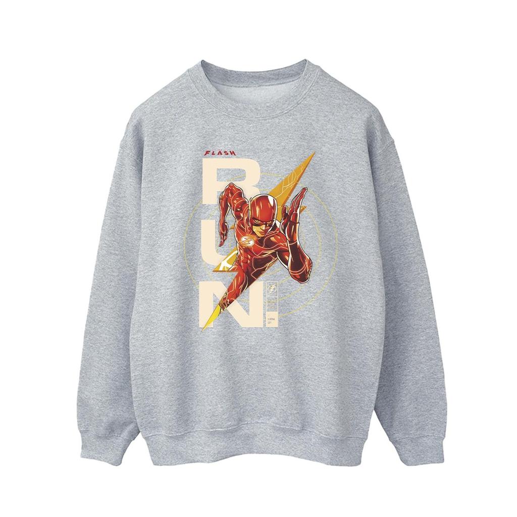 DC Comics Mens The Flash Run Sweatshirt