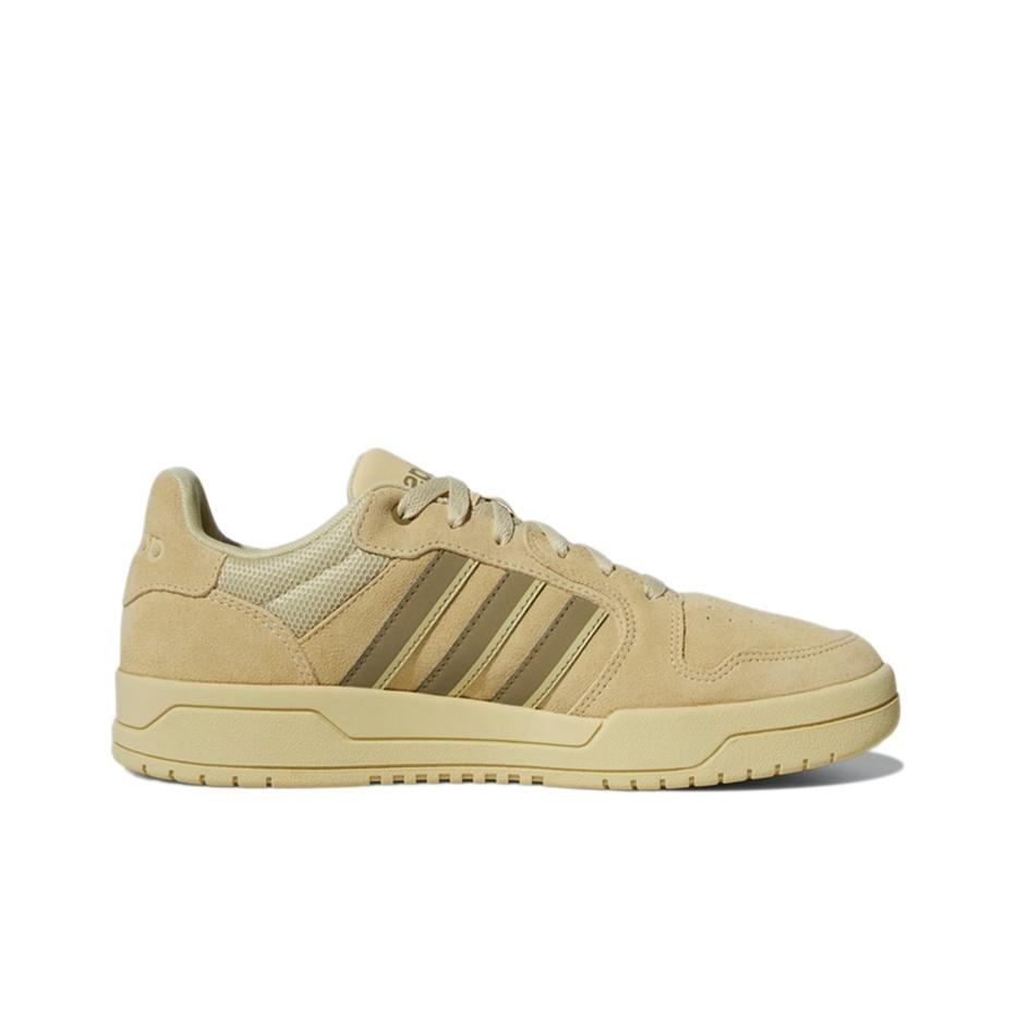 adidas Neo Entrap Удобные Универсальные Низкие Кеды для Скейтбординга Унисекс Кроссовки Светло-Горчично-Зеленые GW9675
