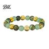 Boho Style Fashion Ornament Handmade Natural Stone Stretch Bracelet, Adjustable Elastic Healing Faux Meaningful Gift for Women Crystal Spiritual