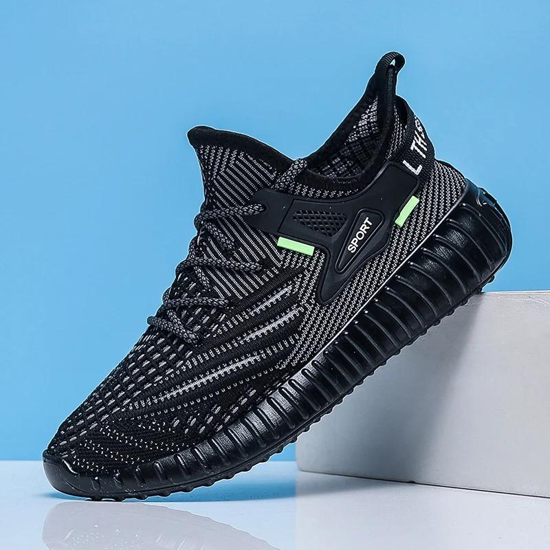 Мода 2025 Мужские вулканизированные туфли Модные дышащие летние теннисные повседневные спортивные туфли Противоскользящие Вибропоглощающие Удобные туфли для ходьбы