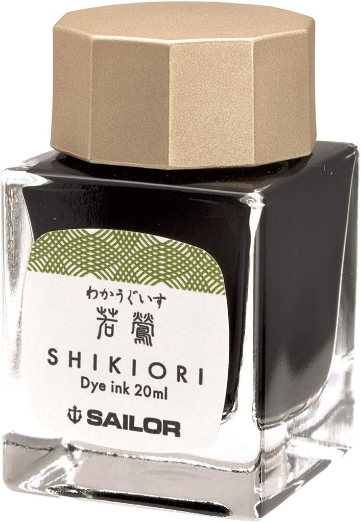 Sailor Fountain Pen Bottle Ink Shikiori Waka-uguisu 13-1008-211 