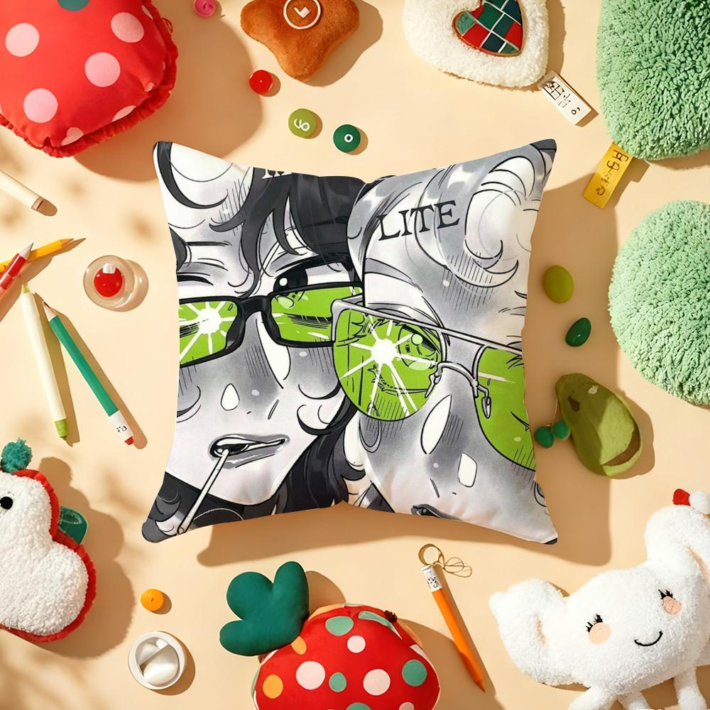 Cushion Cover Plush Fabric Soft DoubleSided Printed Sofa Warm Winter Home Gift Pillow Aya OOosawa Koga MMitsuki Stickers