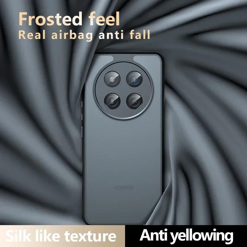 Матовый чехол для телефона Honor X9C Smart Противоударный Жесткий бампер Мягкая рамка Задняя крышка для Honor Magic 7 Lite 7Pro X9C Smart Бампер